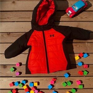 Under Armour Red and Black Kids' Jacket